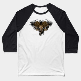 Gas Mask Angel Skull 999 Baseball T-Shirt